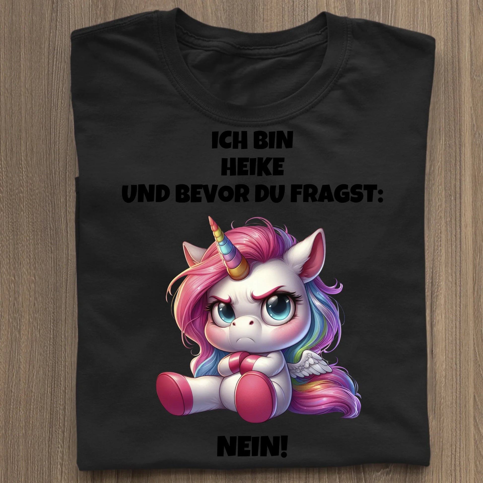 Nein - Organic Women's Shirt (personalisierbar) Serena T-Shirt ST ST Black