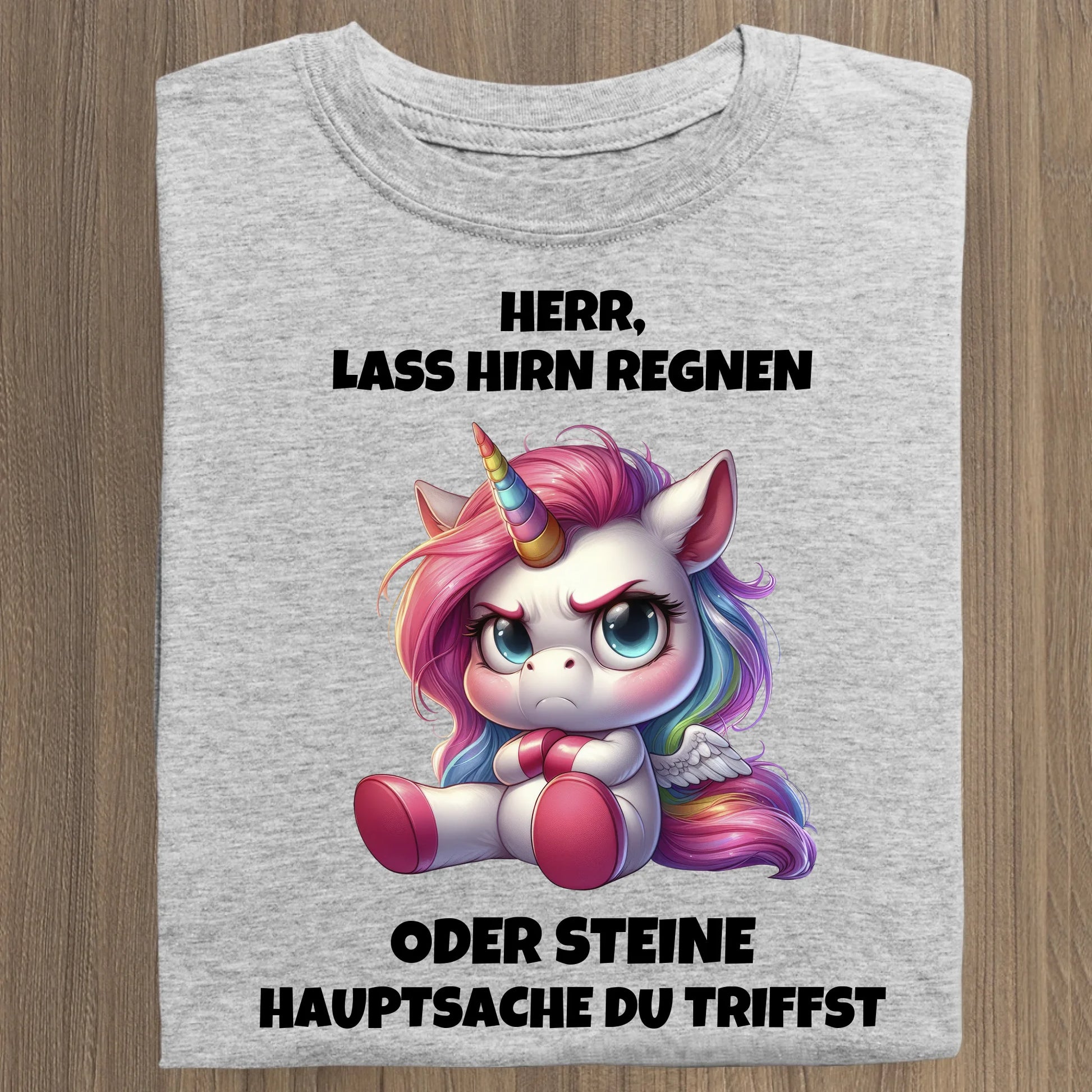 Lass Hirn regnen - Organic Women's Shirt (personalisierbar) Serena T-Shirt ST ST Heather-Grey