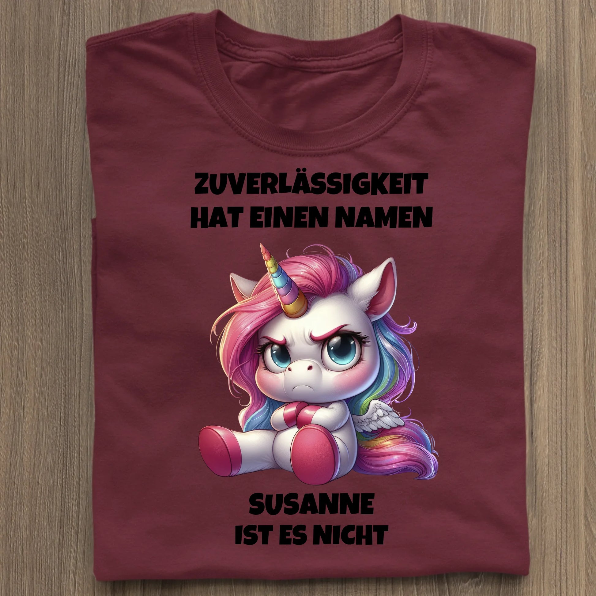 Zuverlässigkeit hat einen Namen - Organic Women's Shirt (personalisierbar) Serena T-Shirt ST ST Burgundy
