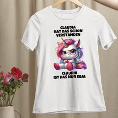 Verstanden aber egal - Organic Women's Shirt (personalisierbar)