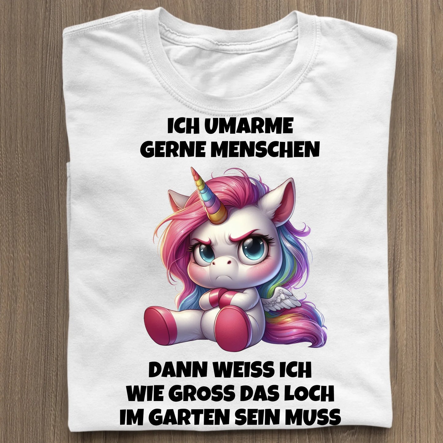 Ich umarme gerne Menschen - Organic Women's Shirt (personalisierbar) Serena T-Shirt ST ST White
