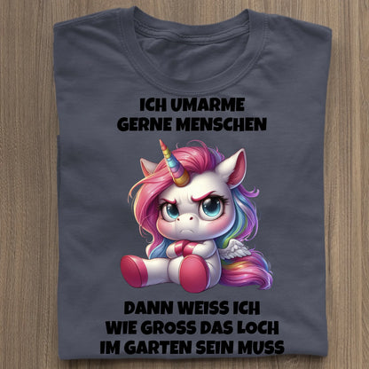 Ich umarme gerne Menschen - Organic Women's Shirt (personalisierbar) Serena T-Shirt ST ST French-Navy