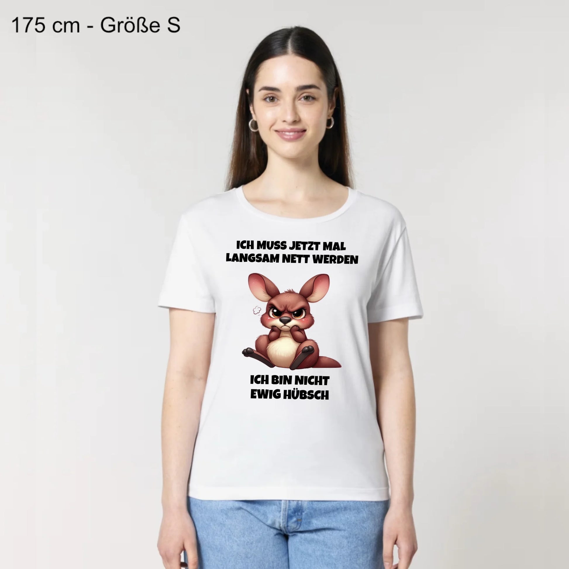 Nicht ewig hübsch - Organic Women's Shirt (personalisierbar)