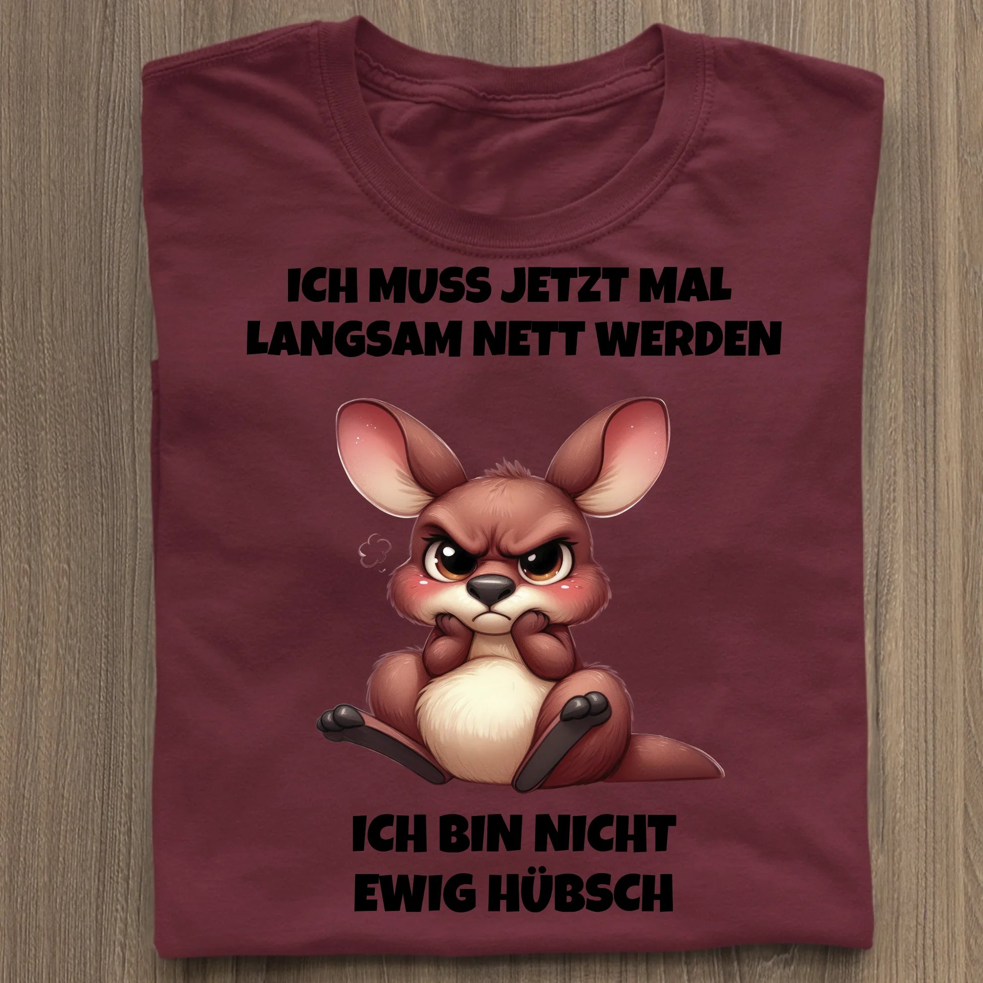 Nicht ewig hübsch - Organic Women's Shirt (personalisierbar) Serena T-Shirt ST ST Burgundy