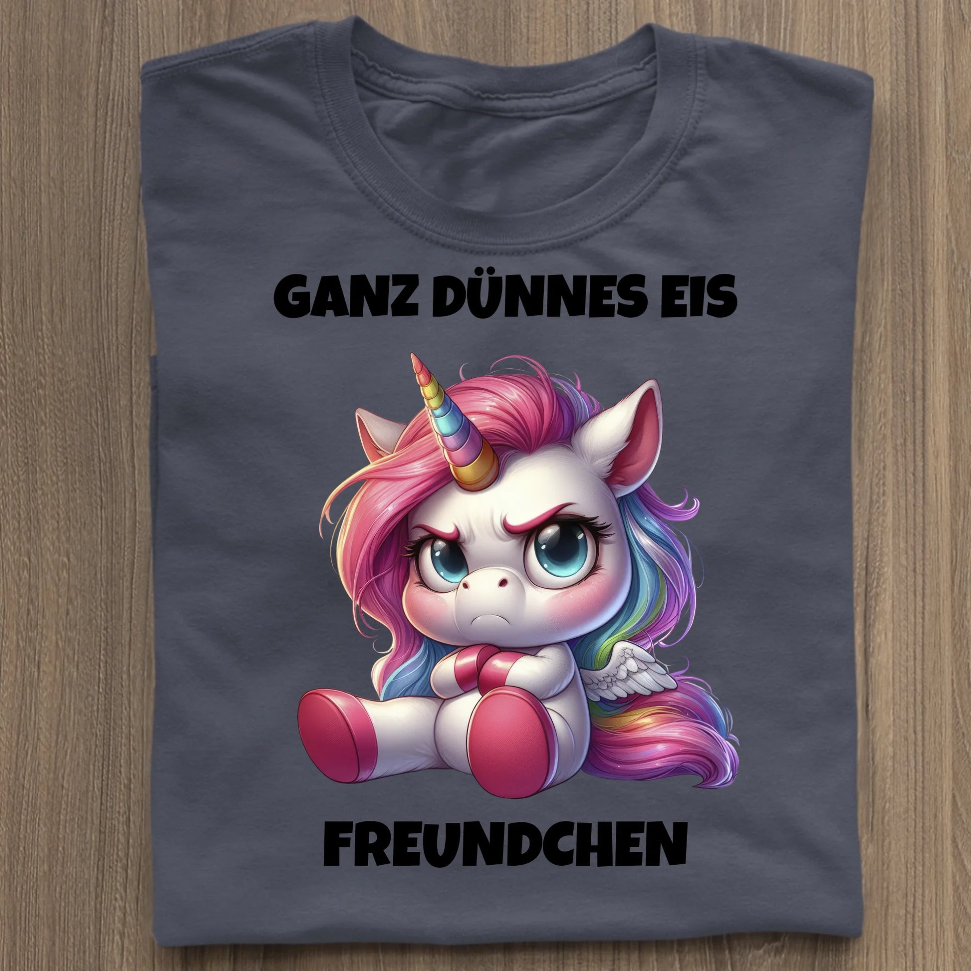 Ganz dünnes Eis - Organic Women's Shirt (personalisierbar) Serena T-Shirt ST ST French-Navy