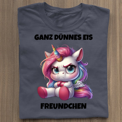 Ganz dünnes Eis - Organic Women's Shirt (personalisierbar) Serena T-Shirt ST ST French-Navy