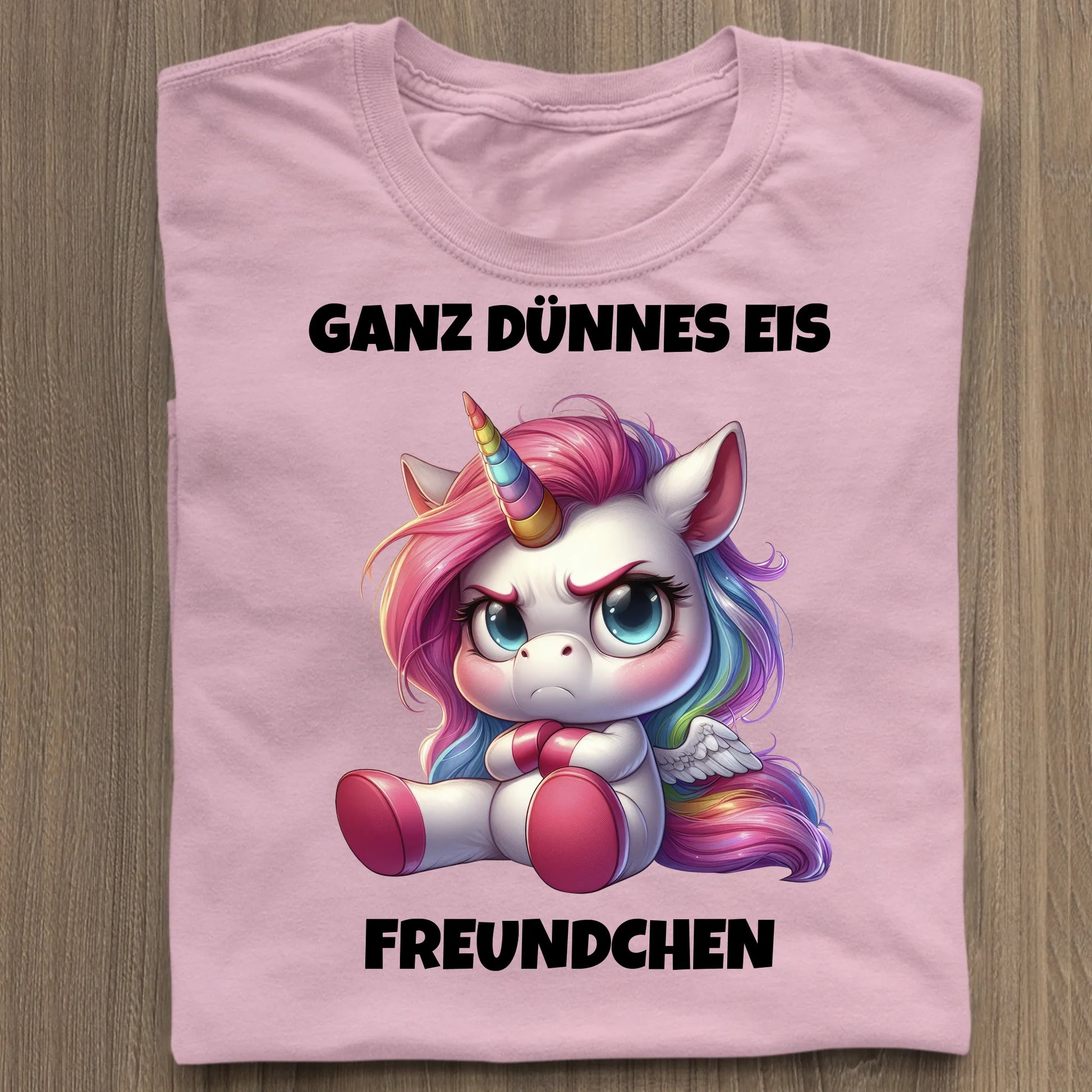 Ganz dünnes Eis - Organic Women's Shirt (personalisierbar)
