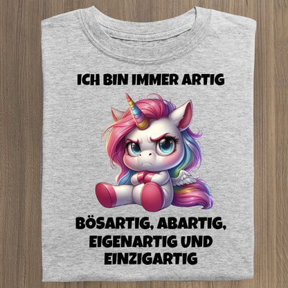 Immer artig - Organic Women's Shirt (personalisierbar) Serena T-Shirt ST ST Heather-Grey