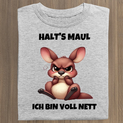 Voll nett - Organic Women's Shirt (personalisierbar) Serena T-Shirt ST ST Heather-Grey