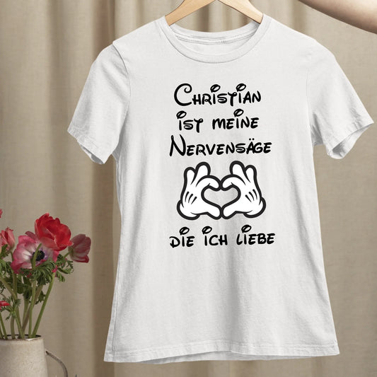 Meine Nervensäge - Organic Women's Shirt (personalisierbar)