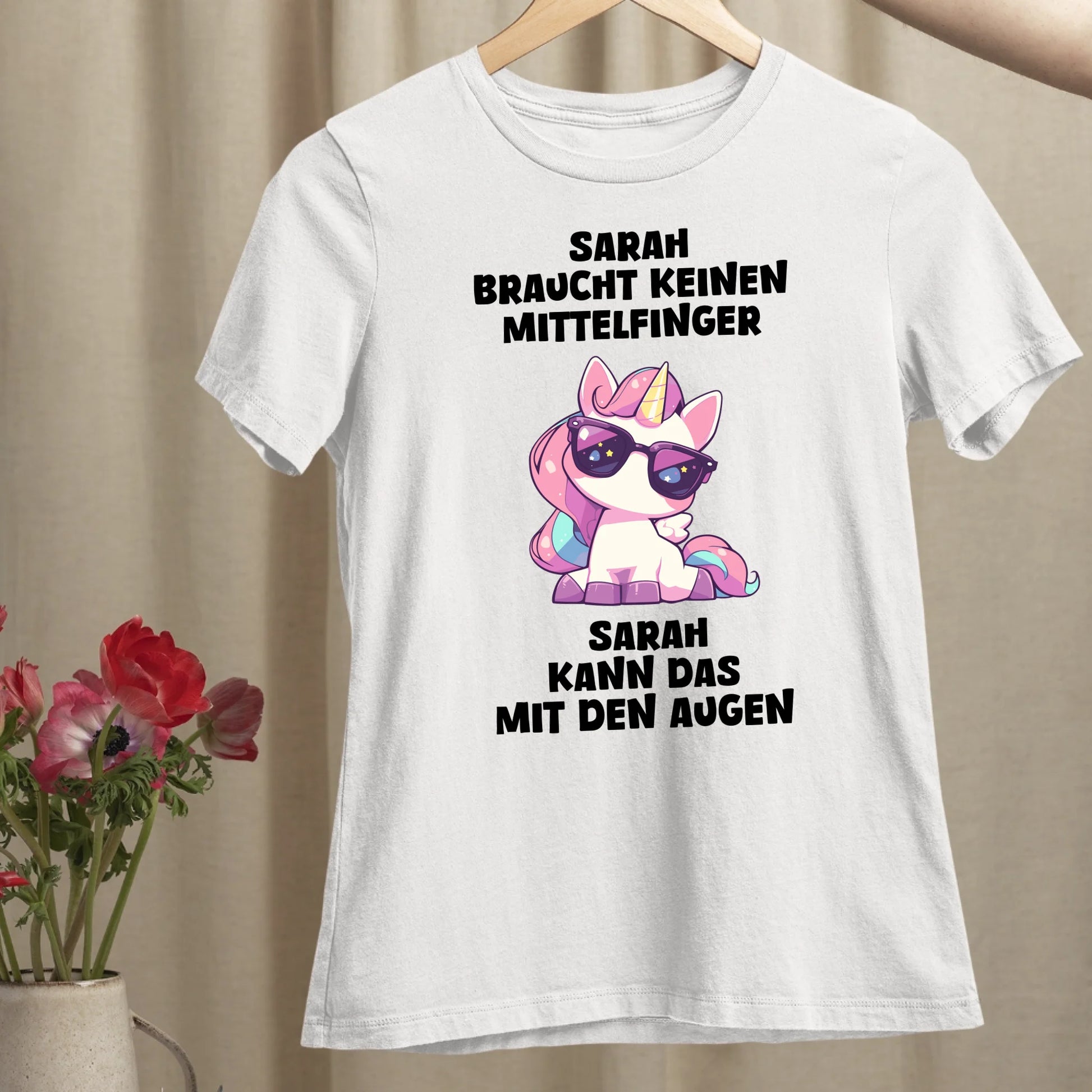 Keinen Mittelfinger - Organic Women's Shirt (personalisierbar)