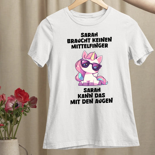 Keinen Mittelfinger - Organic Women's Shirt (personalisierbar)