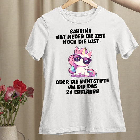 Buntstifte - Organic Women's Shirt (personalisierbar)