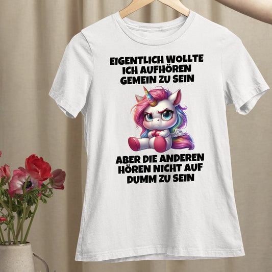 Nicht mehr gemein sein - Organic Women's Shirt (personalisierbar)