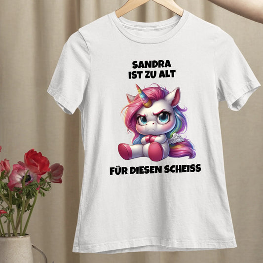 Zu alt - Organic Women's Shirt (personalisierbar)