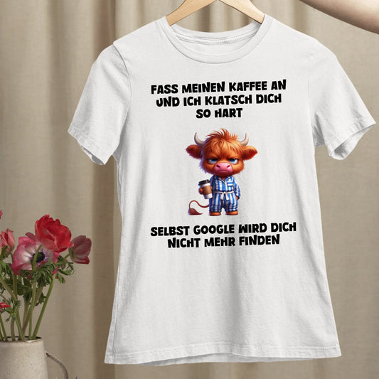 Fass meinen Kaffee an - Organic Women's Shirt (personalisierbar)