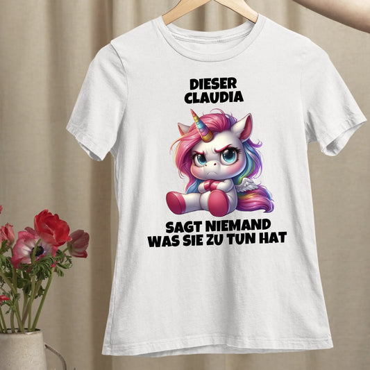 Niemand - Organic Women's Shirt (personalisierbar)