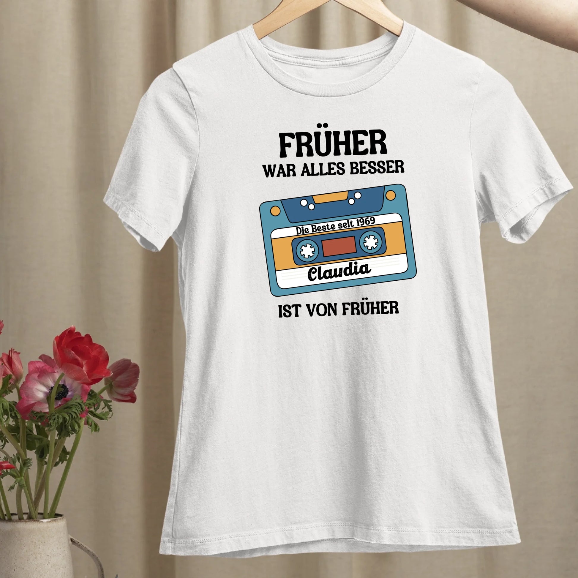 Früher war alles besser - Organic Women's Shirt (personalisierbar)