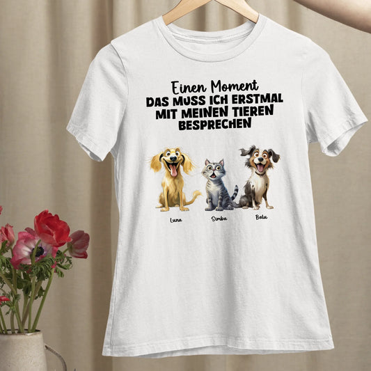 Das muss ich erst besprechen - Organic Women's Shirt (personalisierbar)