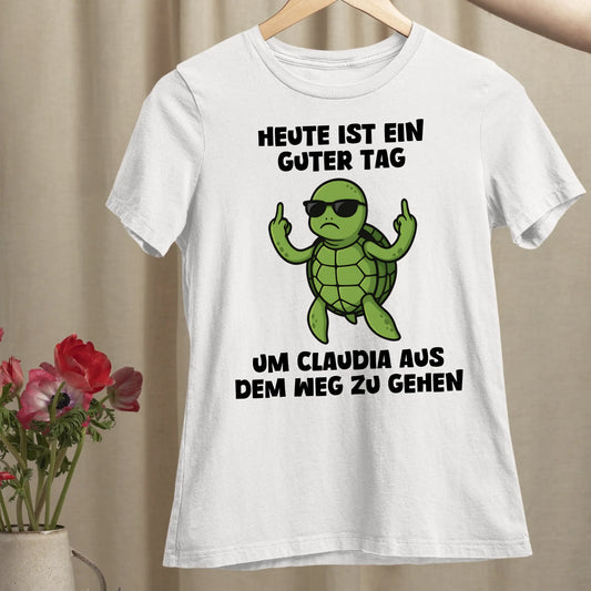 Ein guter Tag - Organic Women's Shirt (personalisierbar)