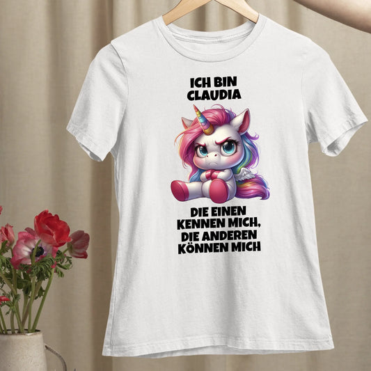 Die einen kennen mich - Organic Women's Shirt (personalisierbar)
