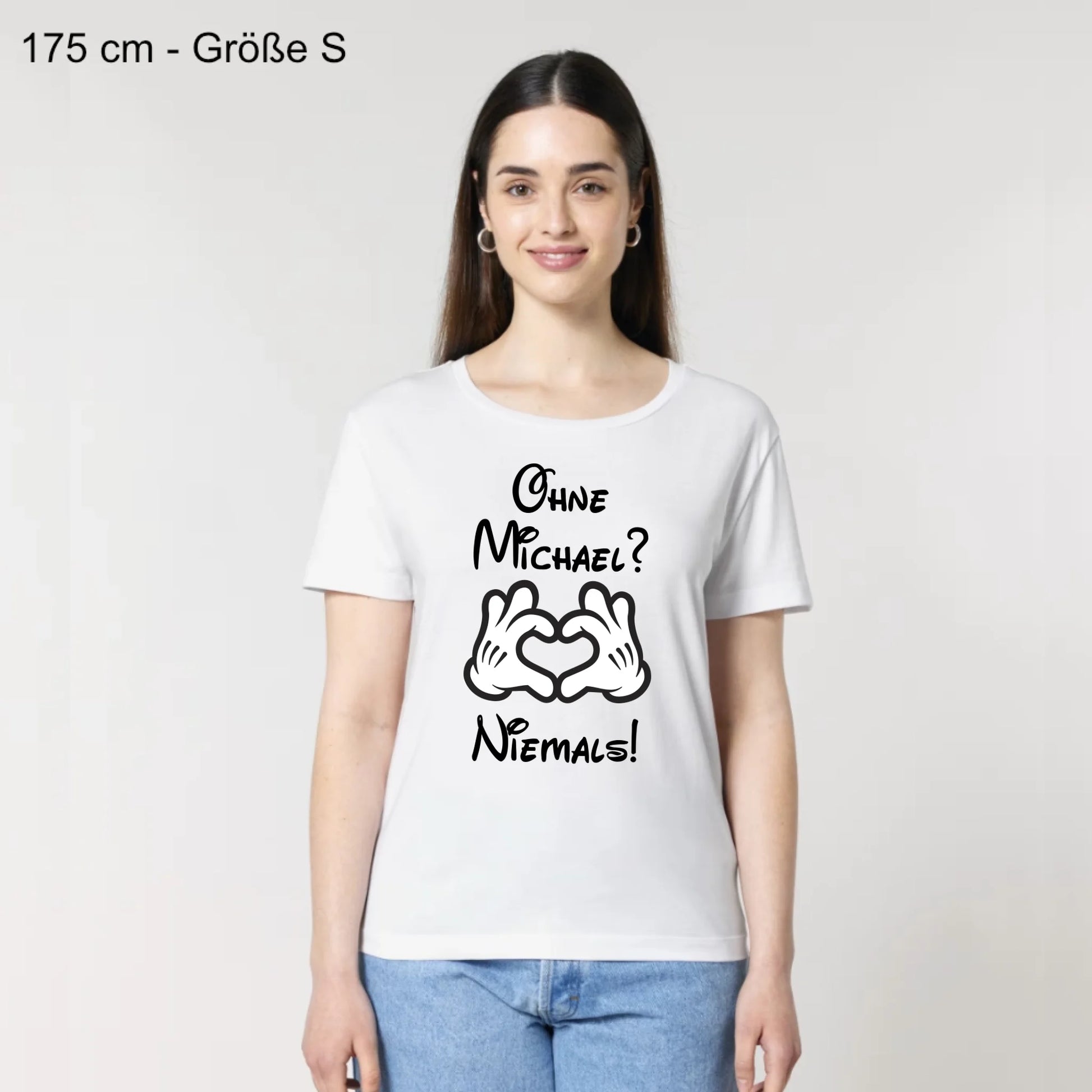 Niemals ohne dich - Organic Women's Shirt (personalisierbar)
