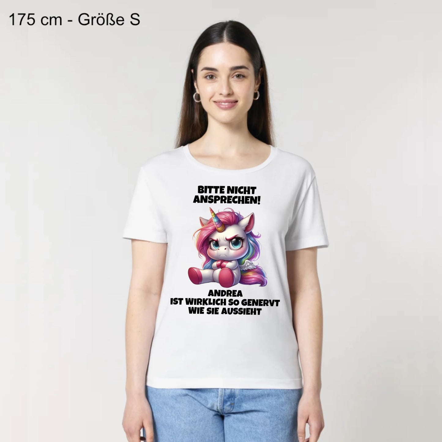 Nicht ansprechen! - Organic Women's Shirt (personalisierbar)