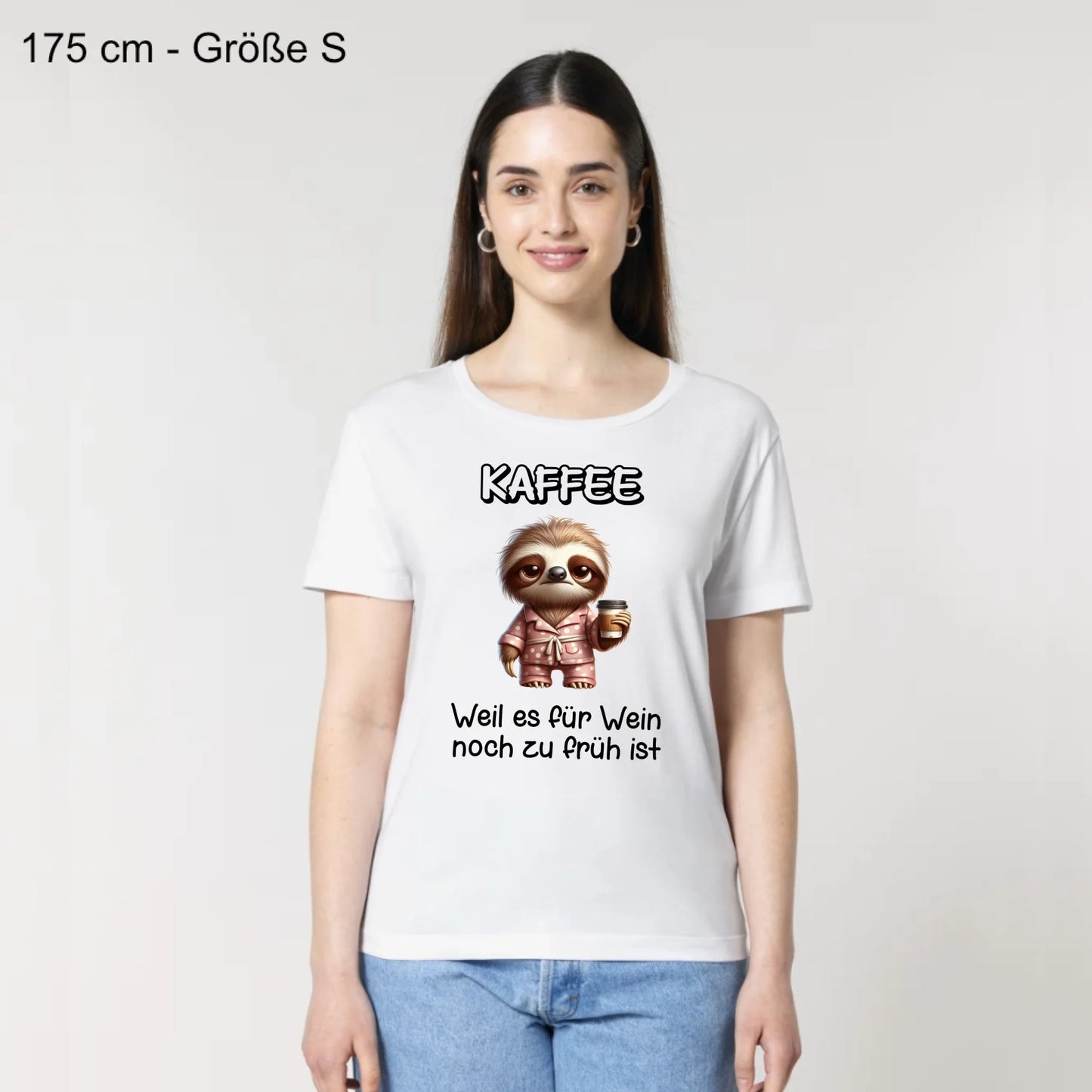 Zu früh für Wein - Organic Women's Shirt (personalisierbar)