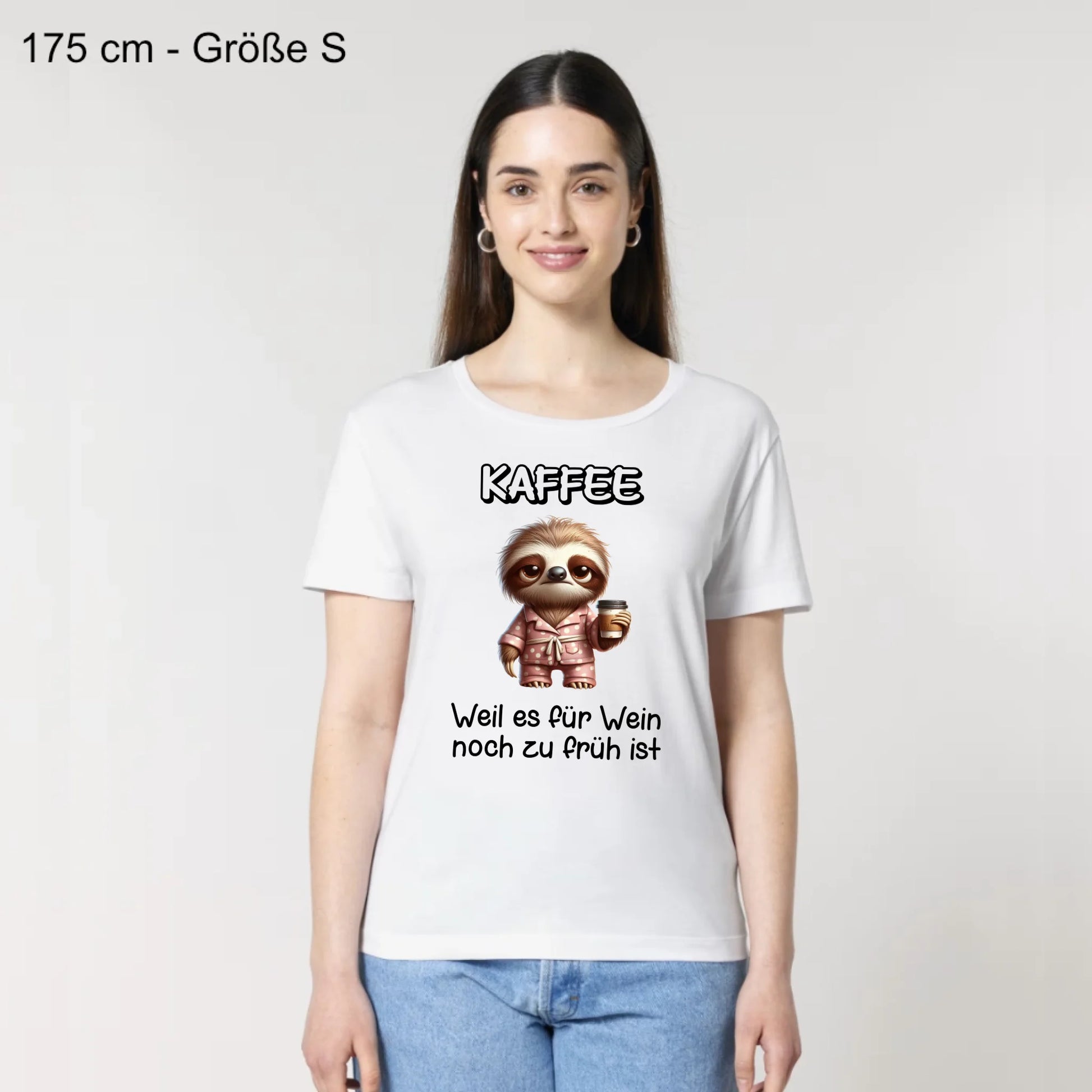Zu früh für Wein - Organic Women's Shirt (personalisierbar)