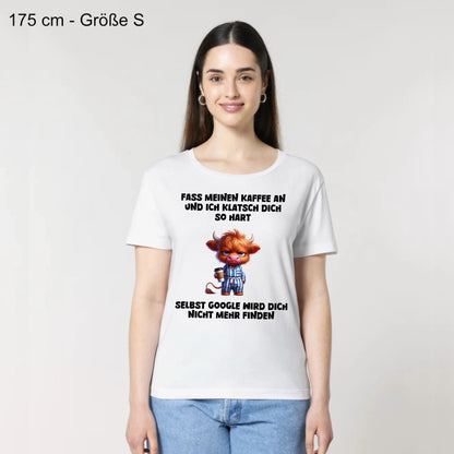 Fass meinen Kaffee an - Organic Women's Shirt (personalisierbar)