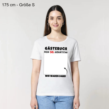 Gästebuch - Organic Women's Shirt (personalisierbar)