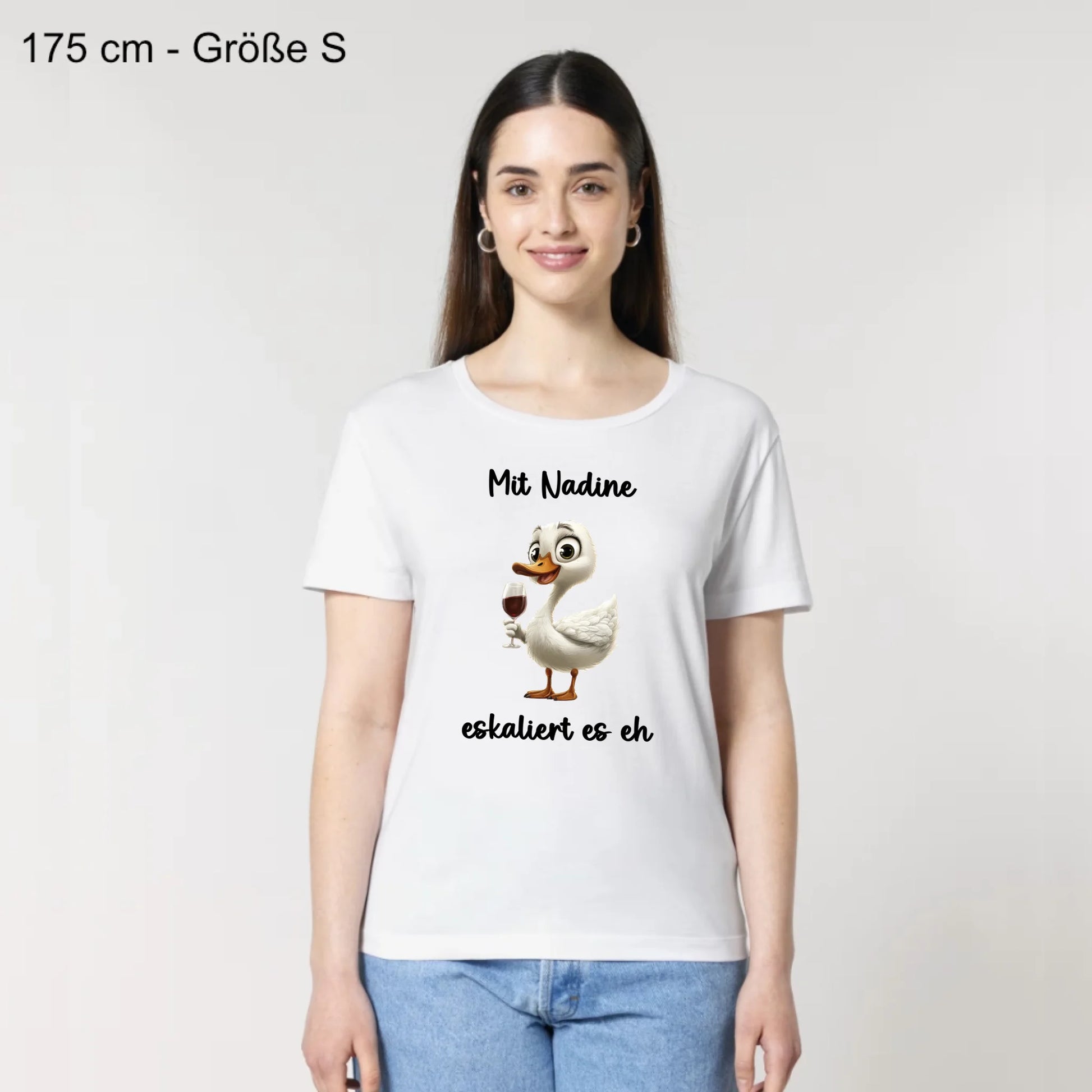 Es eskaliert eh - Organic Women's Shirt (personalisierbar)