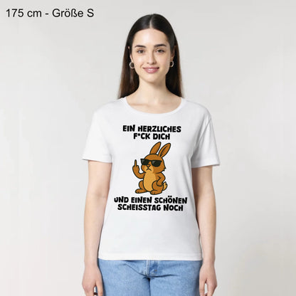 Ein herzliches - Organic Women's Shirt (personalisierbar)