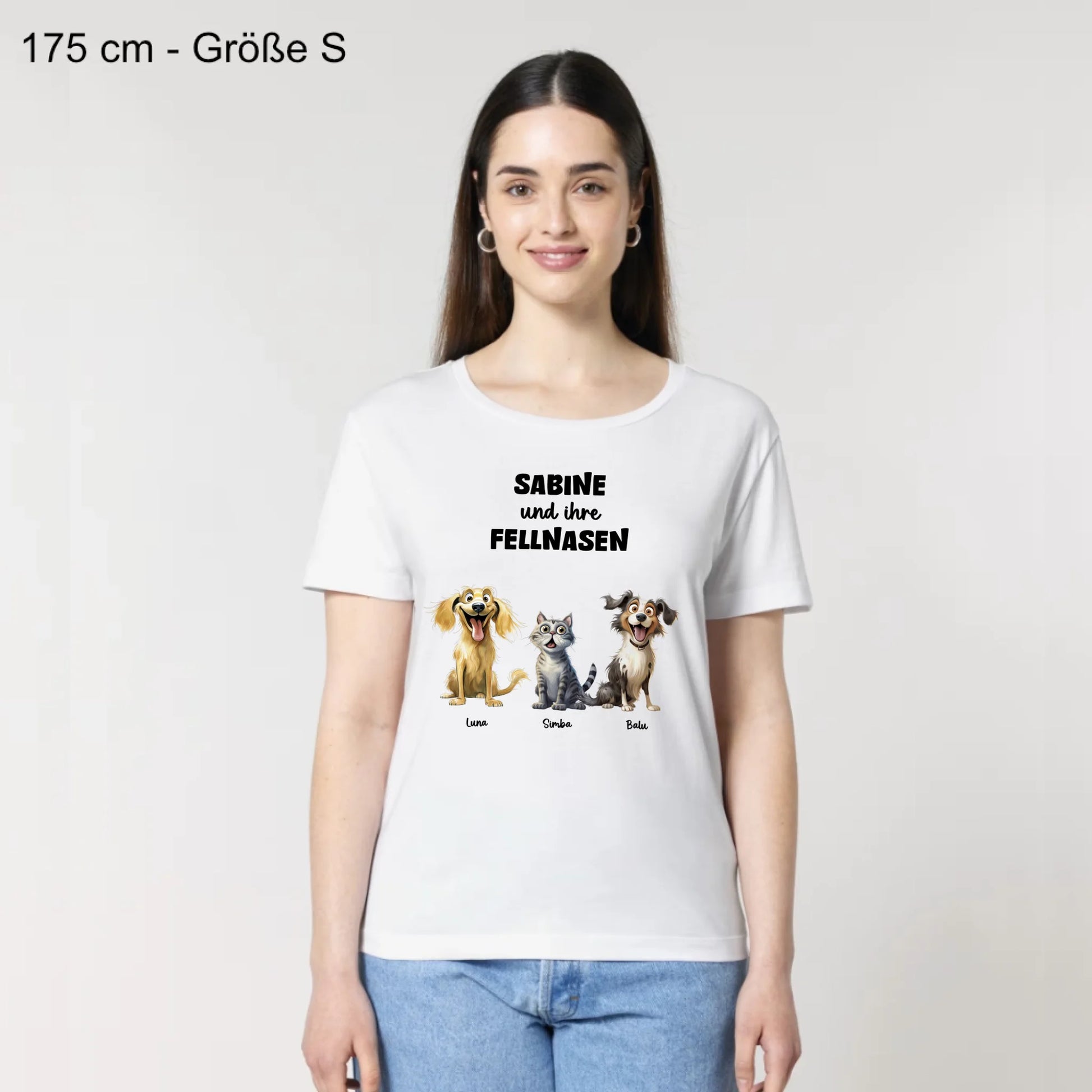 Meine Fellnasen - Organic Women's Shirt (personalisierbar)