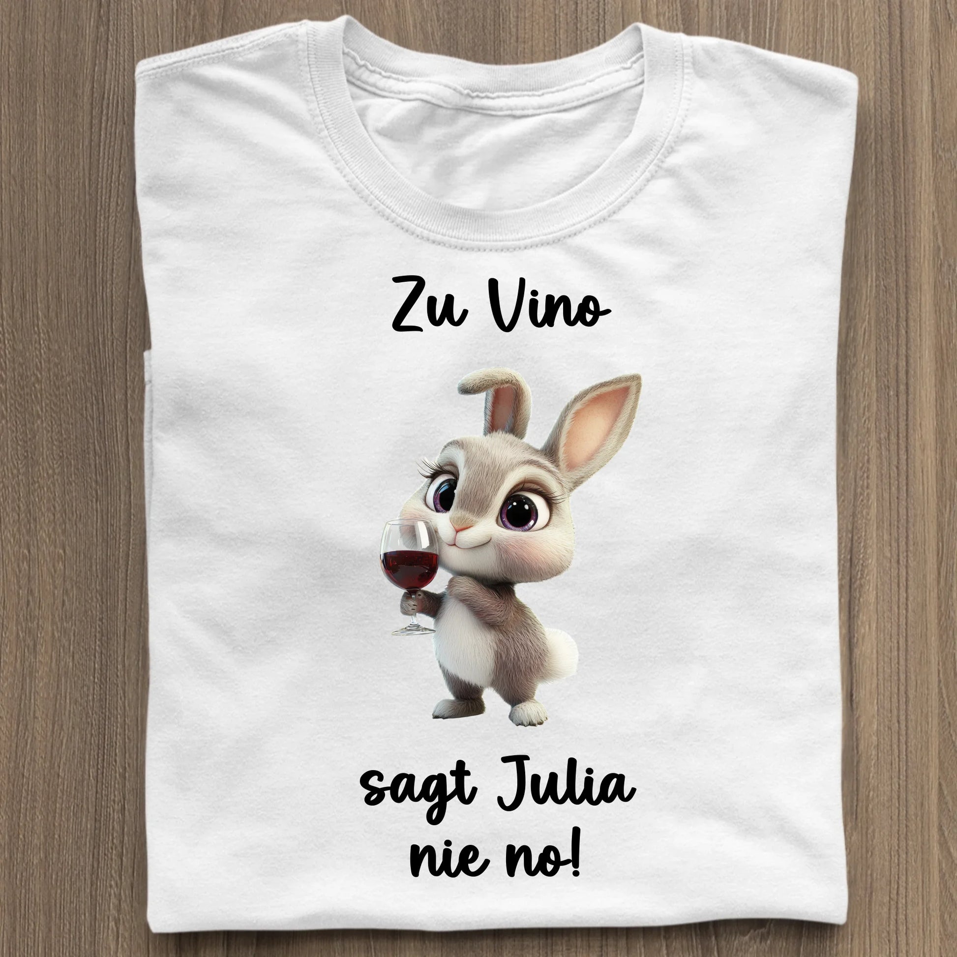 Zu Vino sag ich nie no! - Organic Women's Shirt (personalisierbar) Serena T-Shirt ST ST White