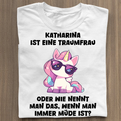 Traumfrau - Organic Women's Shirt (personalisierbar) Serena T-Shirt ST ST White