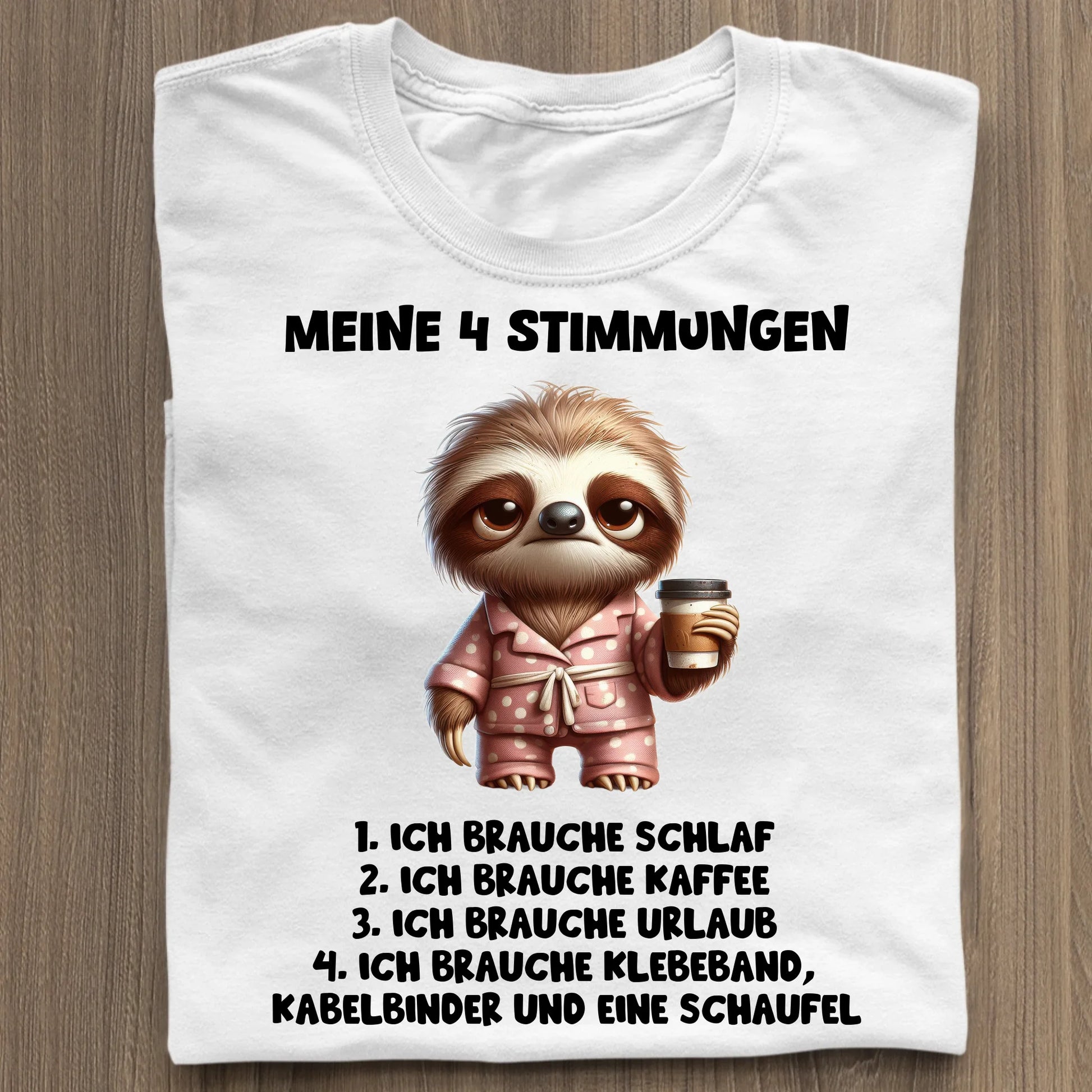 Meine 4 Stimmungen - Organic Women's Shirt (personalisierbar) Serena T-Shirt ST ST White
