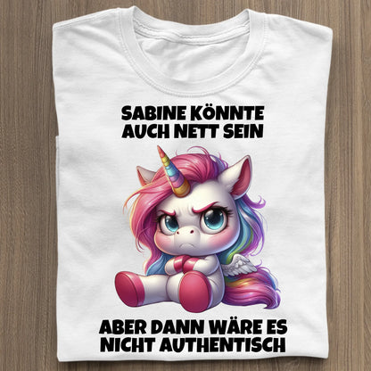 Nicht authentisch - Organic Women's Shirt (personalisierbar) Serena T-Shirt ST ST White