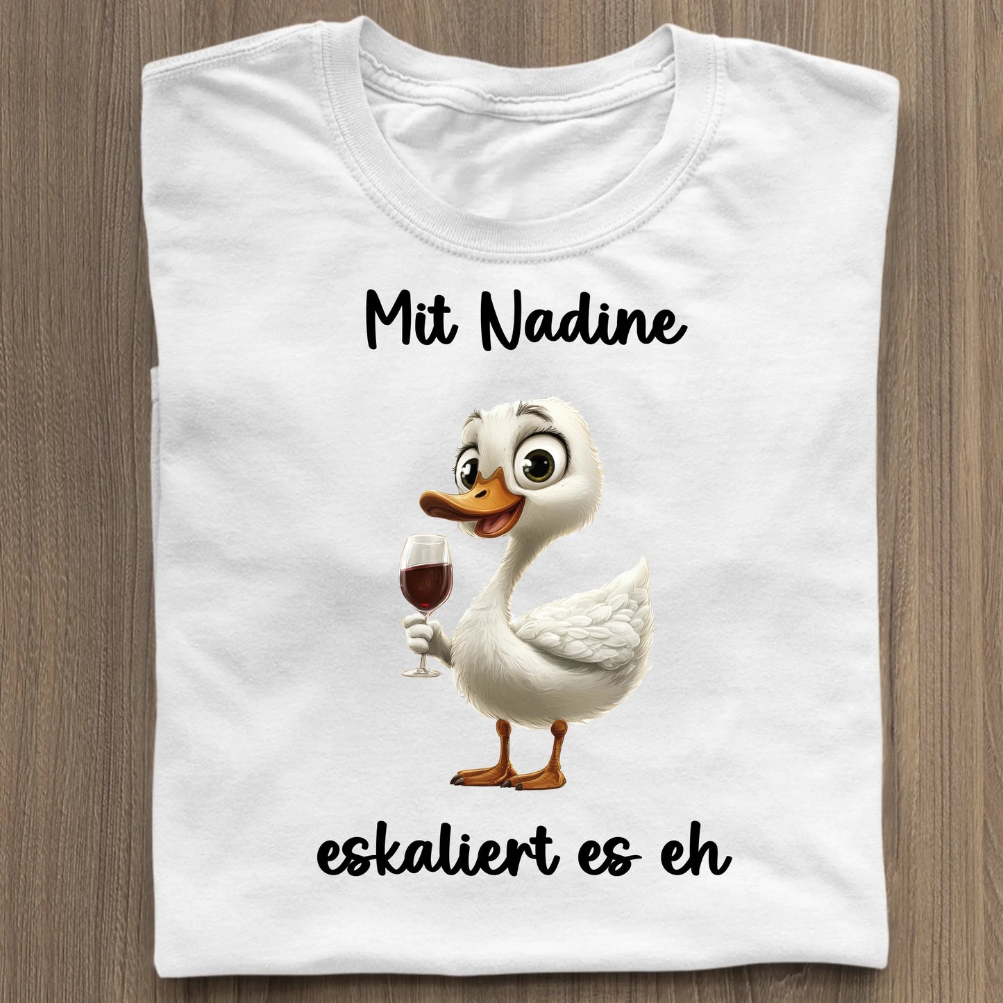 Es eskaliert eh - Organic Women's Shirt (personalisierbar) Serena T-Shirt ST ST White