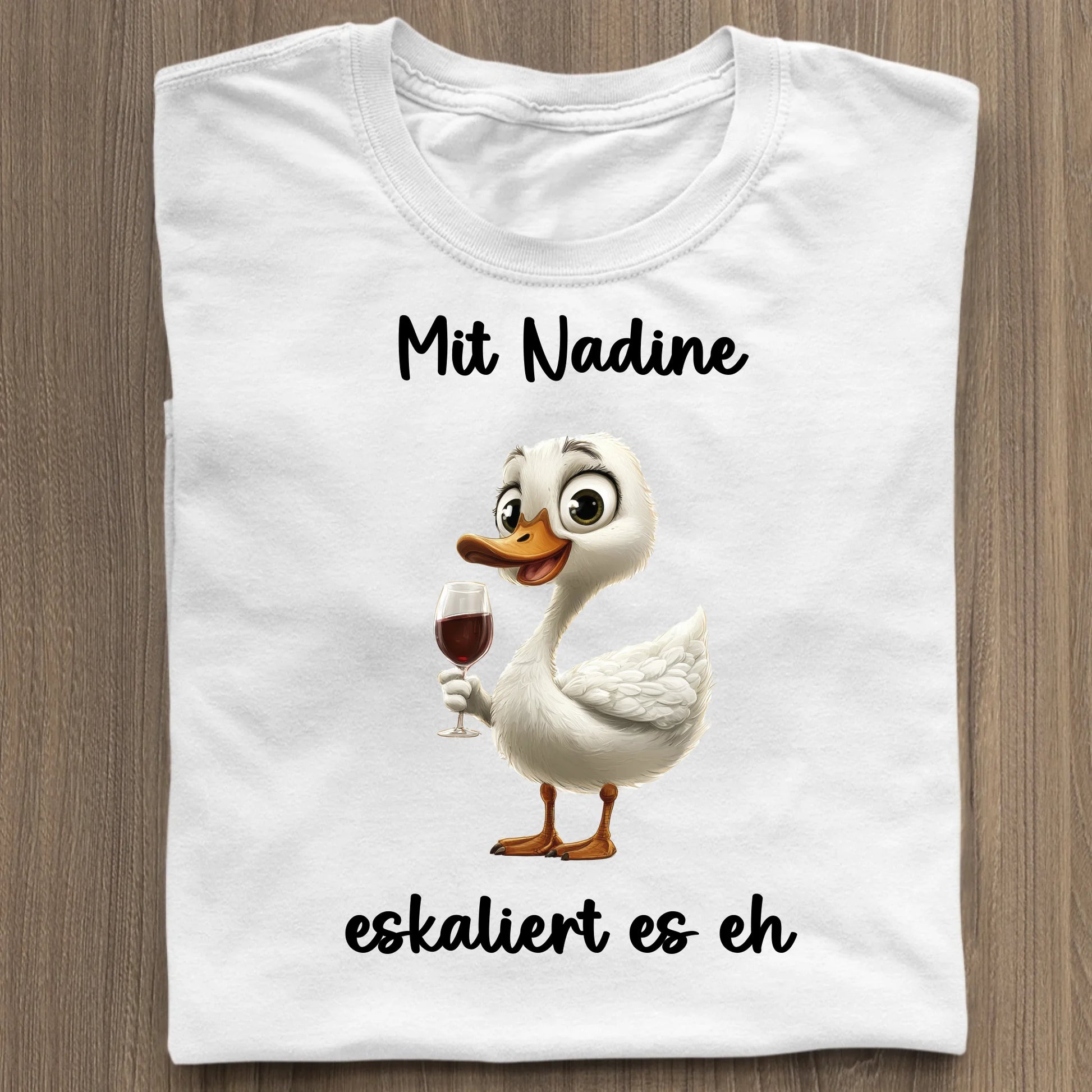 Es eskaliert eh - Organic Women's Shirt (personalisierbar) Serena T-Shirt ST ST White