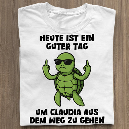 Ein guter Tag - Organic Women's Shirt (personalisierbar) Serena T-Shirt ST ST White