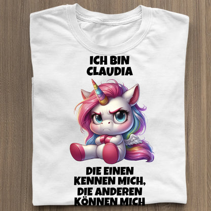 Die einen kennen mich - Organic Women's Shirt (personalisierbar) Serena T-Shirt ST ST White