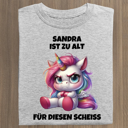 Zu alt - Organic Women's Shirt (personalisierbar) Serena T-Shirt ST ST Heather-Grey