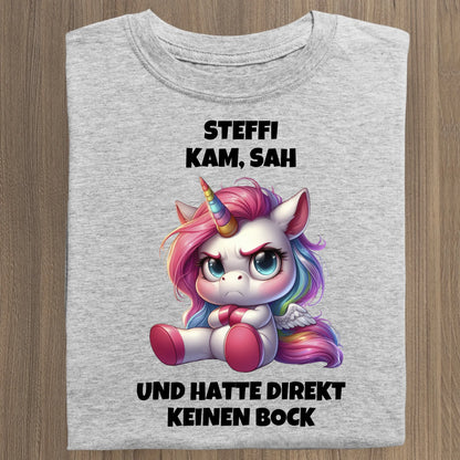 Direkt keinen Bock - Organic Women's Shirt (personalisierbar) Serena T-Shirt ST ST Heather-Grey
