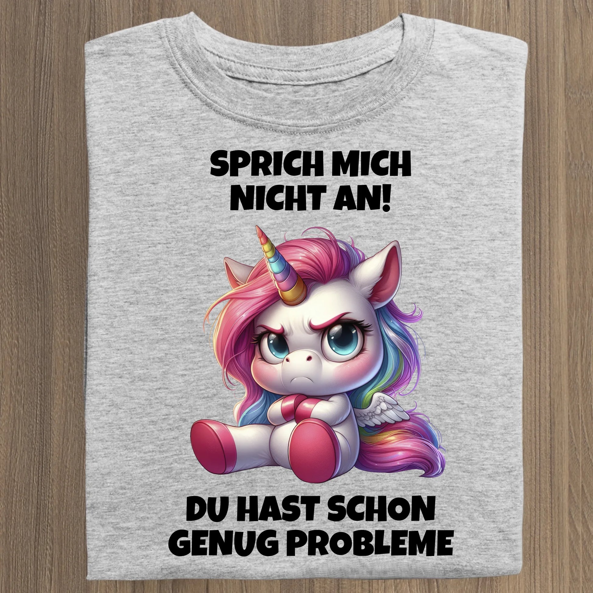 Sprich mich nicht an! - Organic Women's Shirt (personalisierbar) Serena T-Shirt ST ST Heather-Grey
