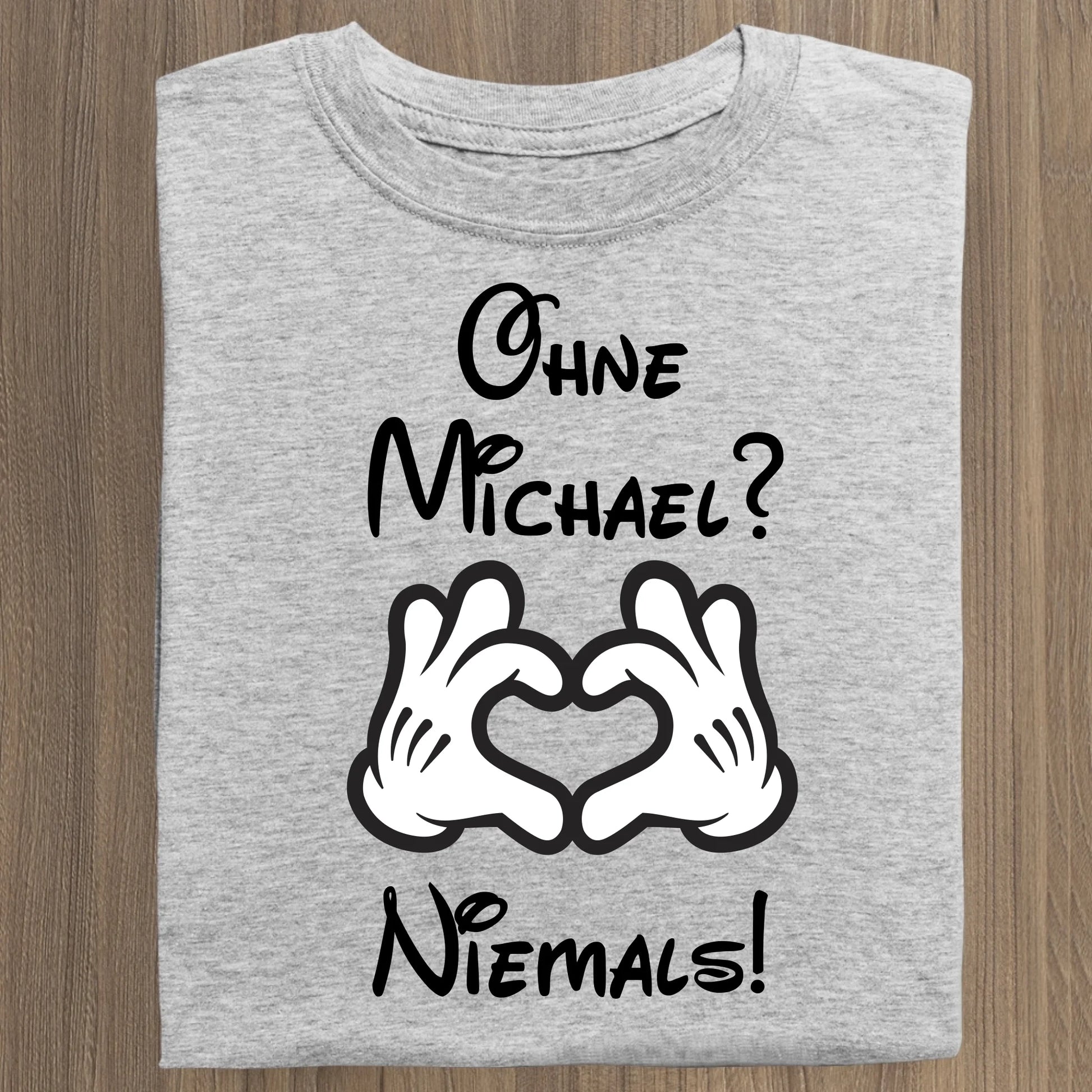 Niemals ohne dich - Organic Women's Shirt (personalisierbar) Serena T-Shirt ST ST Heather-Grey