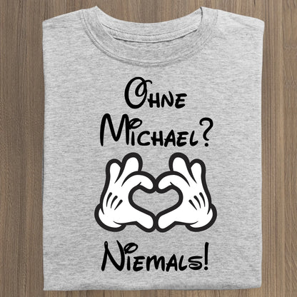 Niemals ohne dich - Organic Women's Shirt (personalisierbar) Serena T-Shirt ST ST Heather-Grey