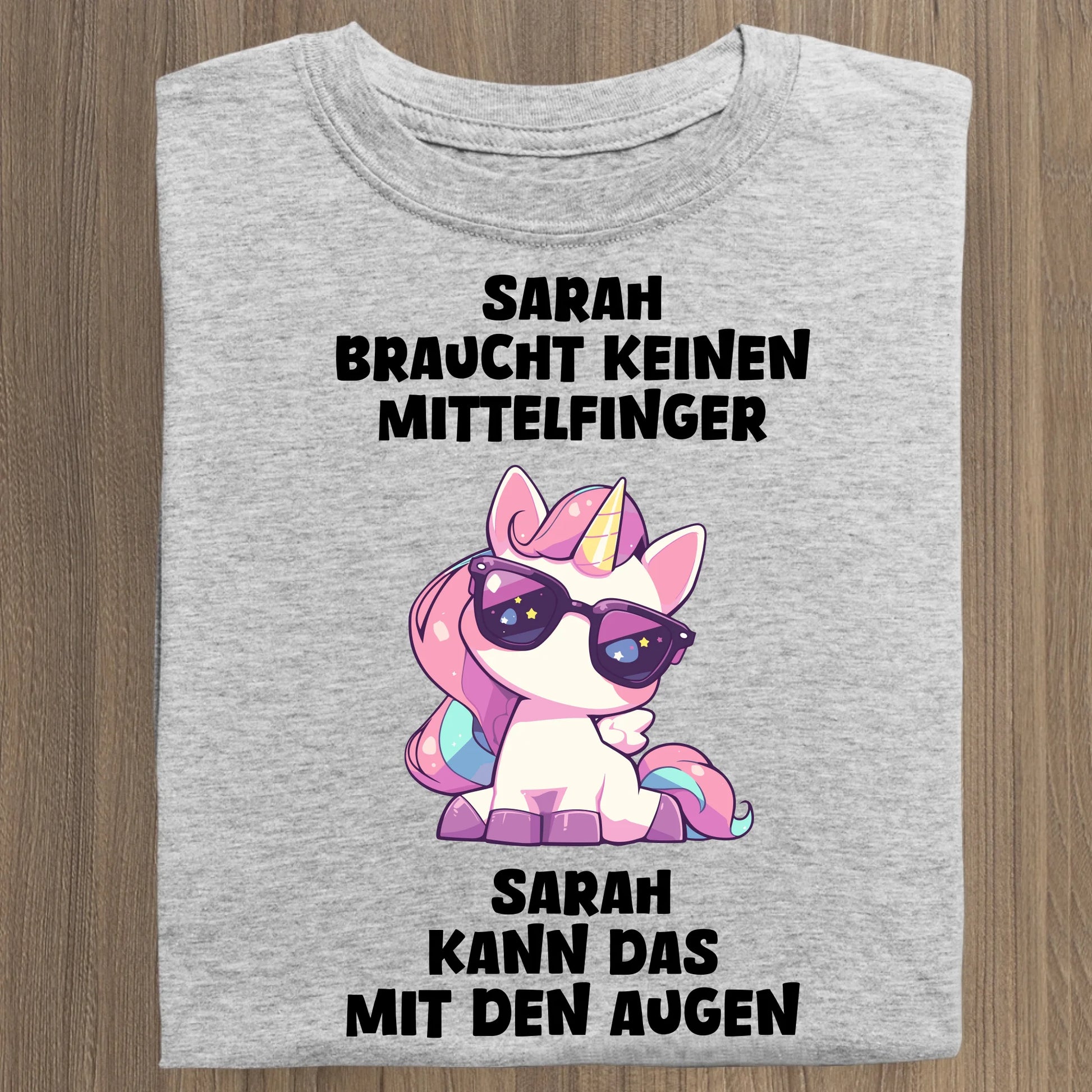Keinen Mittelfinger - Organic Women's Shirt (personalisierbar) Serena T-Shirt ST ST Heather-Grey