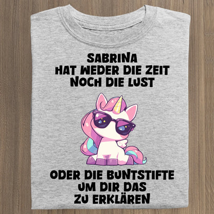 Buntstifte - Organic Women's Shirt (personalisierbar) Serena T-Shirt ST ST Heather-Grey