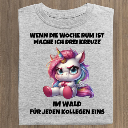 Drei Kreuze - Organic Women's Shirt (personalisierbar) Serena T-Shirt ST ST Heather-Grey